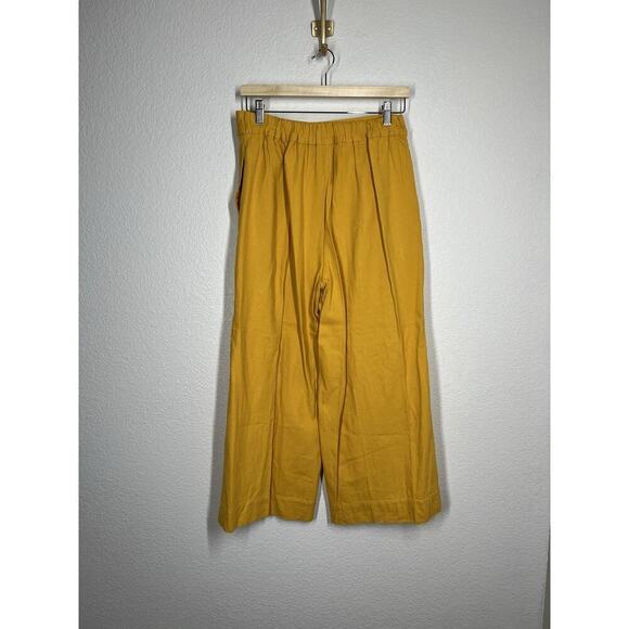 Madewell Medium Tall Huston Pull On Crop Pants MT Golden Lantern - Picture 3 of 6